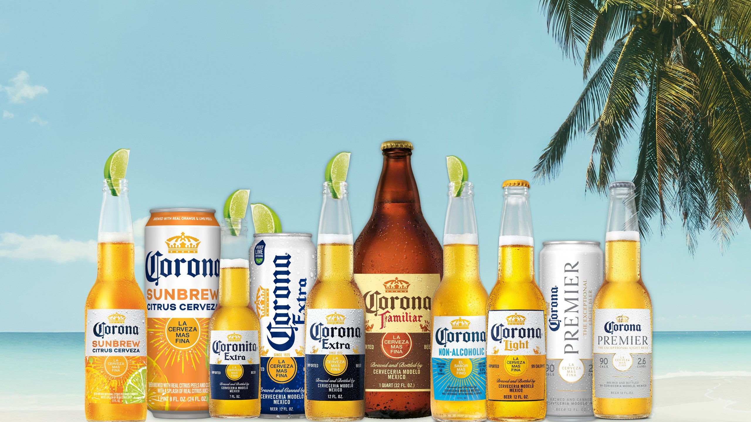 Assorted Corona beer products