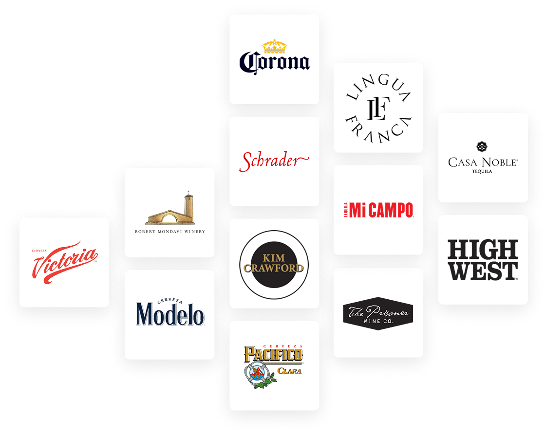 Multiple brands associated with Constellation Brands